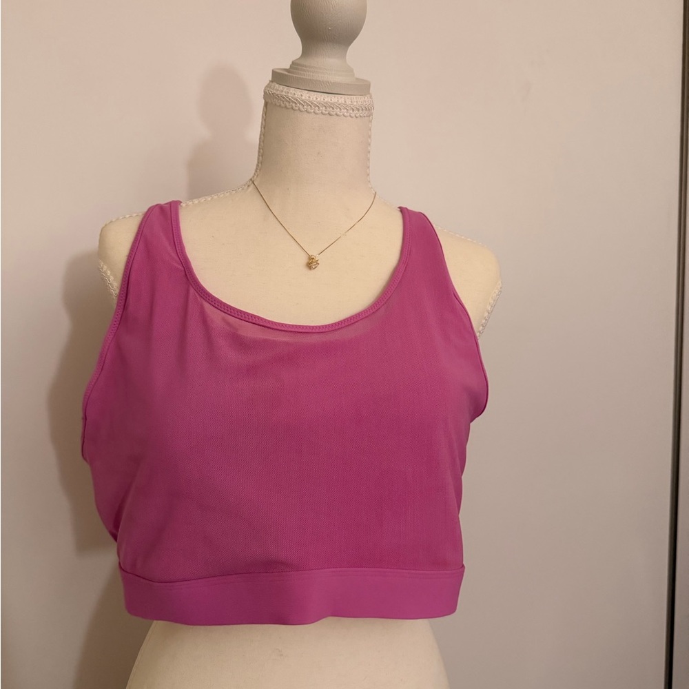 Fabletics Bold Pink Sport Bra
